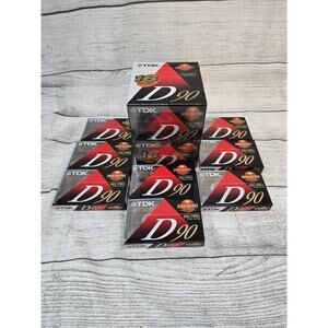 TDK D-90 24 High Output IECI/ Type 1 Normal Position Audio Cassette Tapes